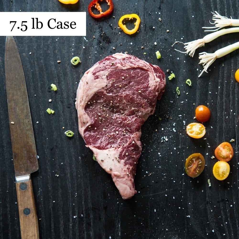 Grass Fed Ribeye Steak - 7.5lb Case