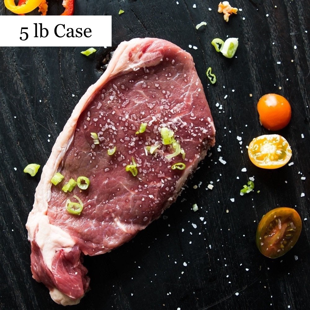 Grass Fed NY Strip Steak - 5lb Case